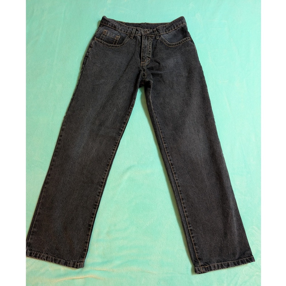 Ariat Western Boho Embroidered Pocket Straight Leg Jeans Dark Wash 30 Y2k Style